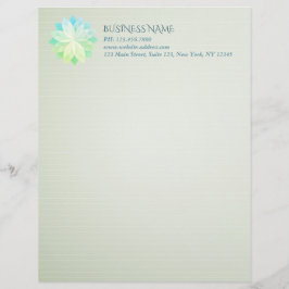 YOGA Studio Meditation Instructeur Colorful Mandal Briefhoofd