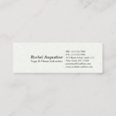 YOGA Studio Meditation Instructeur Colorful Mandal Mini Visitekaartje (Achterkant)