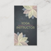 YOGA Studio Meditation Instructeur Colorful Mandal Visitekaartje (Voorkant)