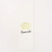 Yoga Studio Meditation Instructor Gold Foil Lotus Yogamat (Voorkant)