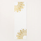 Yoga Studio Meditation Instructor Gold Mandala Yogamat (Achterkant)