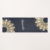 Yoga Studio Meditation Instructor Gold Mandala Yogamat (Voorkant (horizontaal))