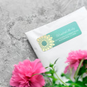 Yoga Studio Meditation Instructor Golden Mandala Etiket