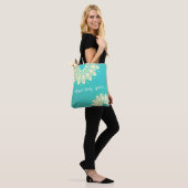 Yoga Studio Meditation Instructor Golden Mandala Tote Bag (Op model)