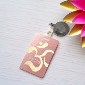 Yoga Studio Meditation Instructor Life Coach om Badge