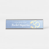 Yoga Studio Meditation Instructor Life Coach om Bureau Naambordje (Voorkant)