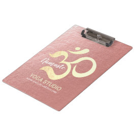 Yoga Studio Meditation Instructor Life Coach om Klembord