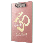 Yoga Studio Meditation Instructor Life Coach om Klembord (Links)