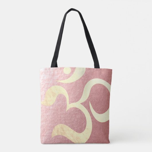 Yoga Studio Meditation Instructor Life Coach om Tote Bag (Achterkant)