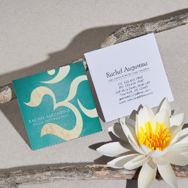 Yoga Studio Meditation Instructor Life Coach om Vierkante Visitekaartje