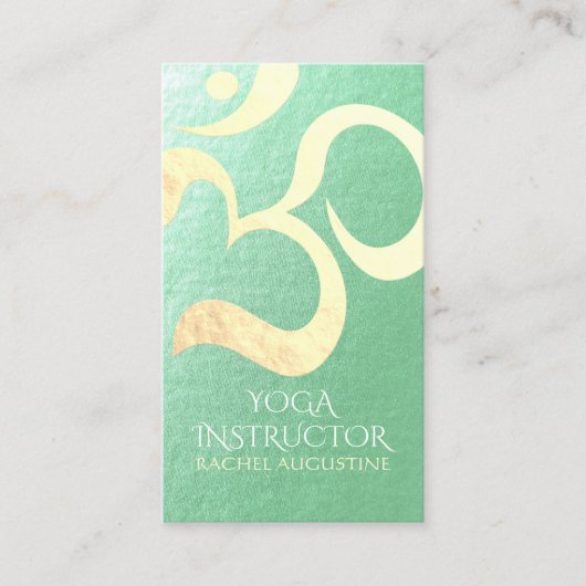Yoga Studio Meditation Instructor Life Coach om Visitekaartje (Voorkant)