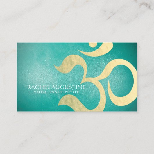 Yoga Studio Meditation Instructor Life Coach om Visitekaartje (Voorkant)