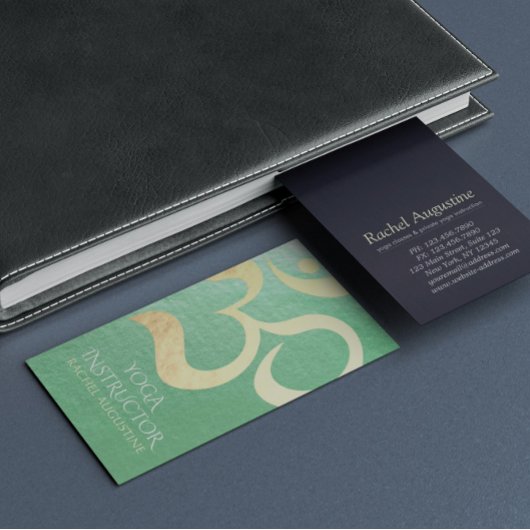 Yoga Studio Meditation Instructor Life Coach om Visitekaartje