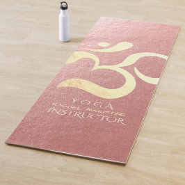 Yoga Studio Meditation Instructor Life Coach om Yogamat