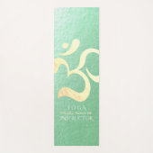 Yoga Studio Meditation Instructor Life Coach om Yogamat (Voorkant)