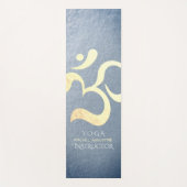 Yoga Studio Meditation Instructor Life Coach om Yogamat (Voorkant)