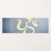 Yoga Studio Meditation Instructor Life Coach om Yogamat (Voorkant (horizontaal))