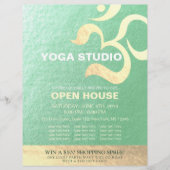 Yoga Studio Meditation Instructor Om Open House Flyer (Voorkant)