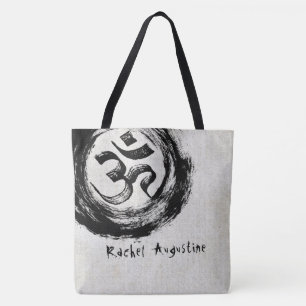 YOGA Studio Meditation Instructor OM & ZEN Symbole Tote Bag