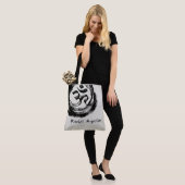 YOGA Studio Meditation Instructor OM & ZEN Symbole Tote Bag (Op model)