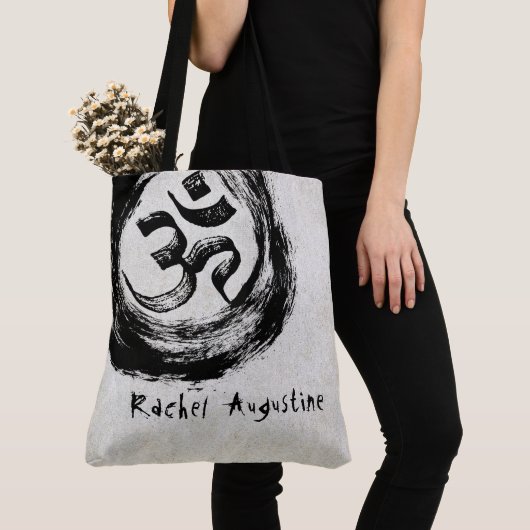 YOGA Studio Meditation Instructor OM & ZEN Symbole Tote Bag (Dichtbij)