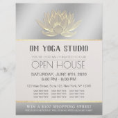 YOGA Studio Meditation Instructor Open House Lotus Flyer (Voorkant)