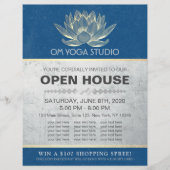 YOGA Studio Meditation Instructor Open House Lotus Flyer (Voorkant)