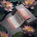 YOGA Studio Meditation Instructor Open House Lotus Flyer<br><div class="desc">Yoga Studio Meditation Instructor / Life Coach / Healer / Reiki Master / Massage Therapy Open House Flyer Sjabloon - Modern Elegant Faux Gold Foil Lotus op Roos Gold Texture Background</div>