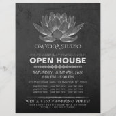 YOGA Studio Meditation Instructor Open House Lotus Flyer (Voorkant)