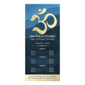 Yoga Studio Meditation Instructor to Price List Ra Reclamekaart (Voorkant)