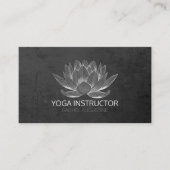 YOGA Studio Meditation Reiki Instructor Gold Lotus Afsprakenkaartje (Voorkant)