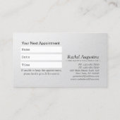 YOGA Studio Meditation Reiki Instructor Gold Lotus Afsprakenkaartje (Achterkant)