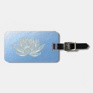 YOGA Studio Meditation Reiki Instructor Gold Lotus Bagagelabel