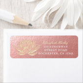 YOGA Studio Meditation Reiki Instructor Gold Lotus Etiket (Insitu)