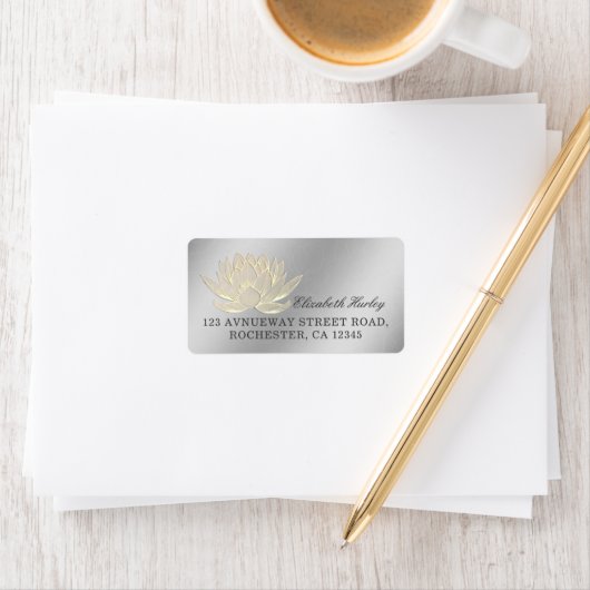 YOGA Studio Meditation Reiki Instructor Gold Lotus Etiket (Insitu)