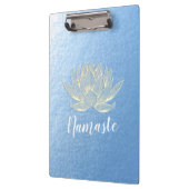 YOGA Studio Meditation Reiki Instructor Gold Lotus Klembord (Links)