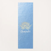 YOGA Studio Meditation Reiki Instructor Gold Lotus Yogamat (Voorkant)