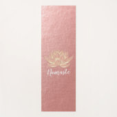 YOGA Studio Meditation Reiki Instructor Gold Lotus Yogamat (Voorkant)