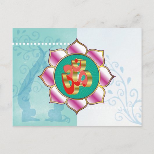 Yoga Studio OM - Briefkaart (Voorkant)