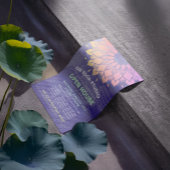 YOGA Studio Open House Gold Foil Mandala Flyer