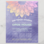 YOGA Studio Open House Gold Foil Mandala Flyer (Voorkant)