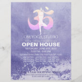 YOGA Studio Open House Meditation Pose Flyer (Voorkant)