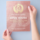 YOGA Studio Open House Meditation Posten Sign Flyer (Hand)