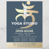 YOGA Studio Open House Meditation Root Chakra Sign Flyer (Voorkant)