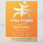 YOGA Studio Open House Meditation Root Chakra Sign Flyer (Voorkant)