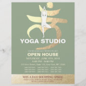 YOGA Studio Open House Meditation Root Chakra Sign Flyer (Voorkant)