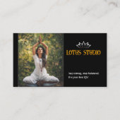 Yoga Studio | Persoonlijke leraar Visitekaartje (Voorkant)