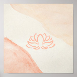 Yoga Studio Poster, Zen Poster, Lotus Flower Poster
