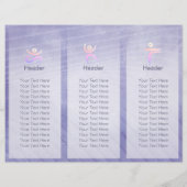 Yoga Studio Tri-Fold Brochure Mandala (Achterkant)