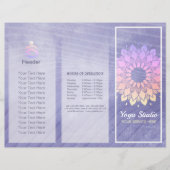 Yoga Studio Tri-Fold Brochure Mandala (Voorkant)